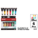 Artix acrylic paint set - 6pcs x 35ml