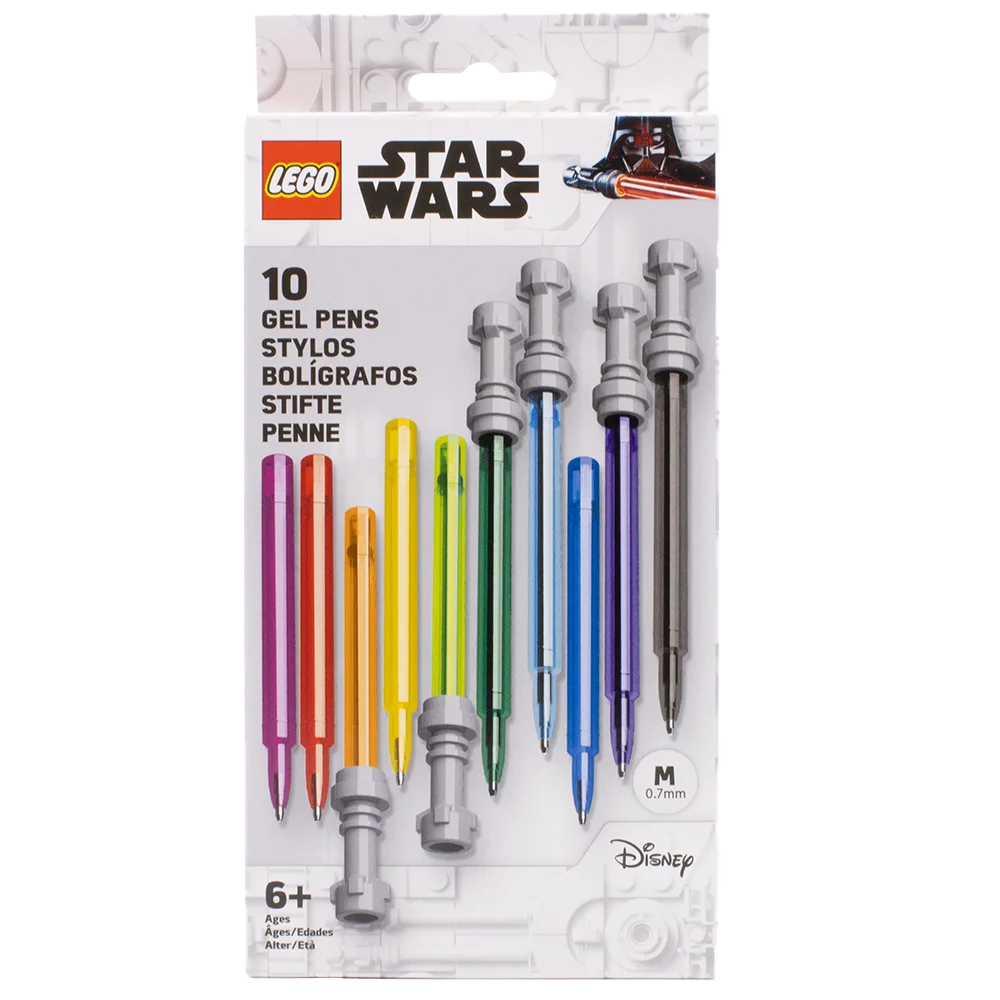 LEGO Star Wars Lightsaber Gel Pens 10 Pack