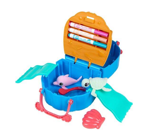 Crayola Washimals Ocean Pets Seashell Splash Playset
