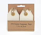 Kraft Gift tags - Cream