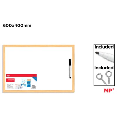 Magnetic white board 60x40cm