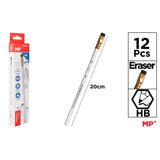 Premium hb pencil with eraser