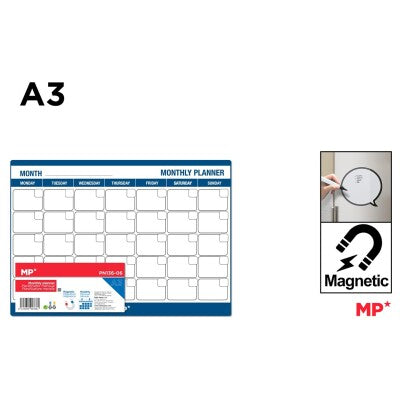 Magnetic wall planner