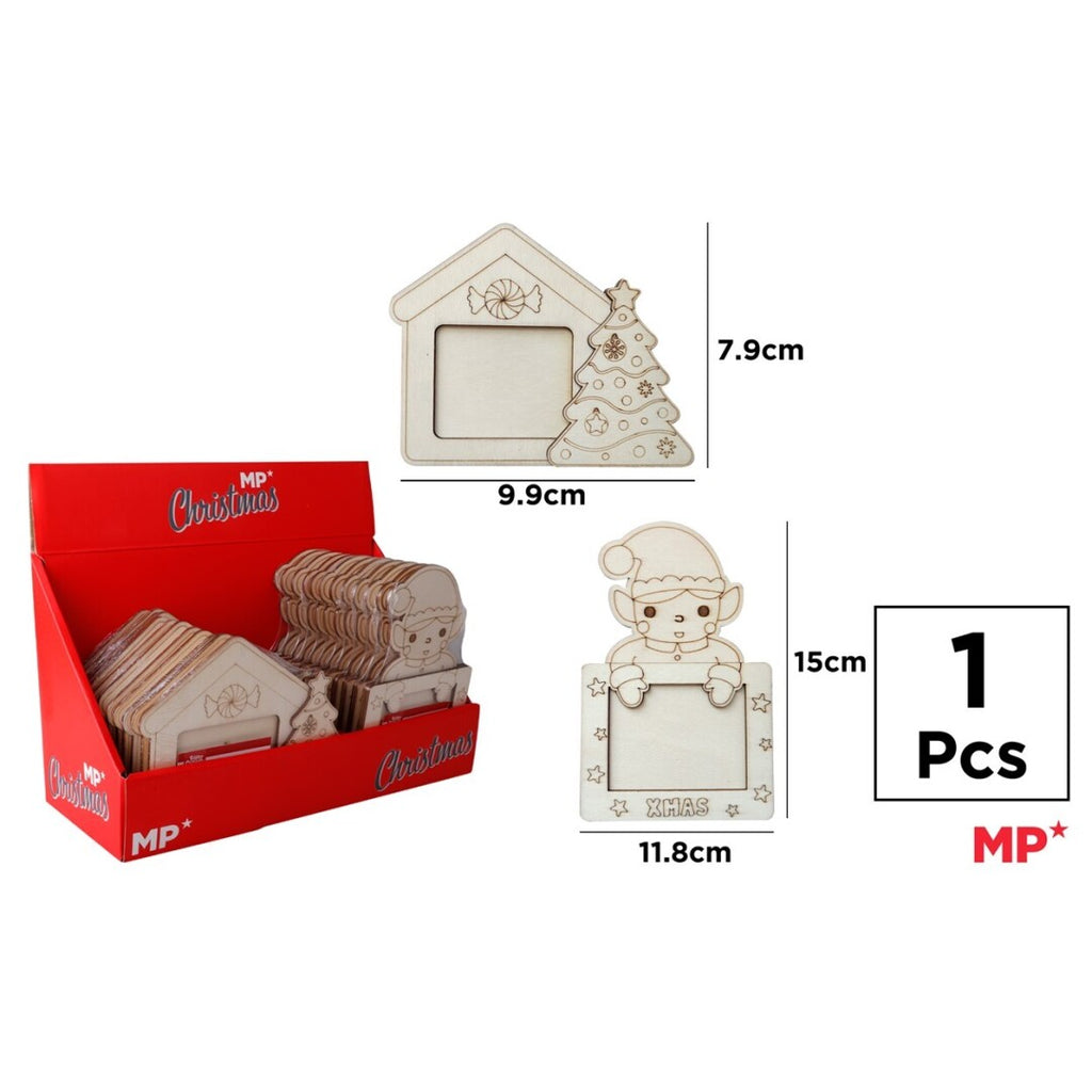 Decorate your own christmas photo frame