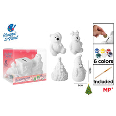 ceramic Xmas moneyboxes