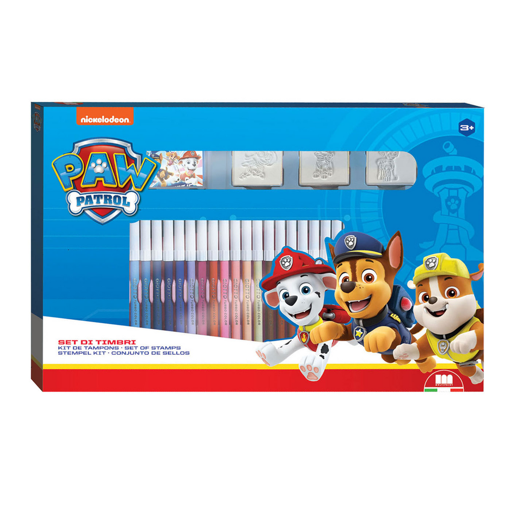 Large colouring & stamp set - Paw Patrol
