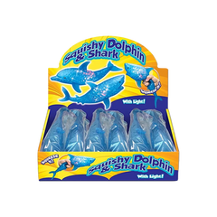 Light Up Squishy Dolphin & Shark