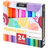 Coloured permanent markers
