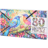 Set of 80 colouring pencils