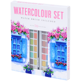 Set of 70 Watercolour blocks in tin