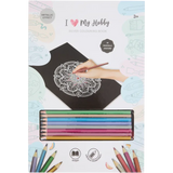 Black paper colouring books