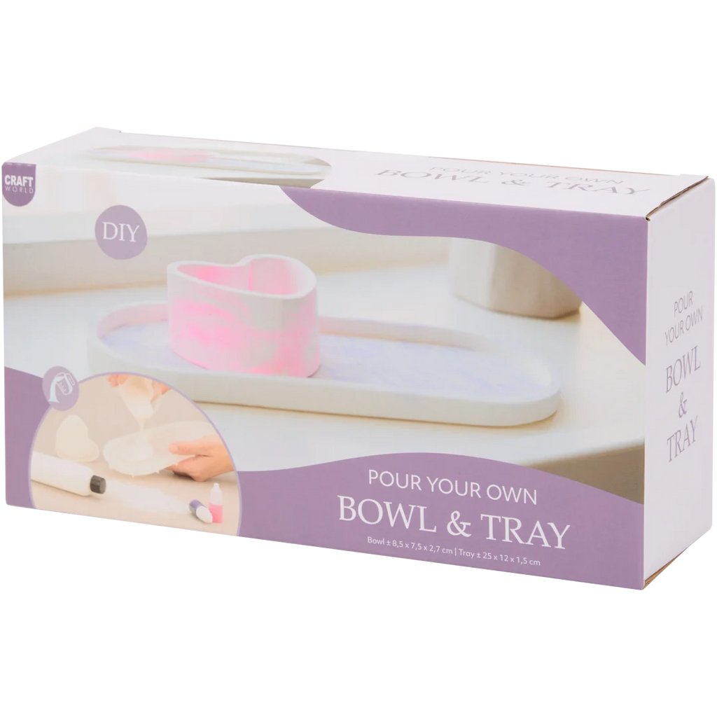 Pour your own tray & bowl