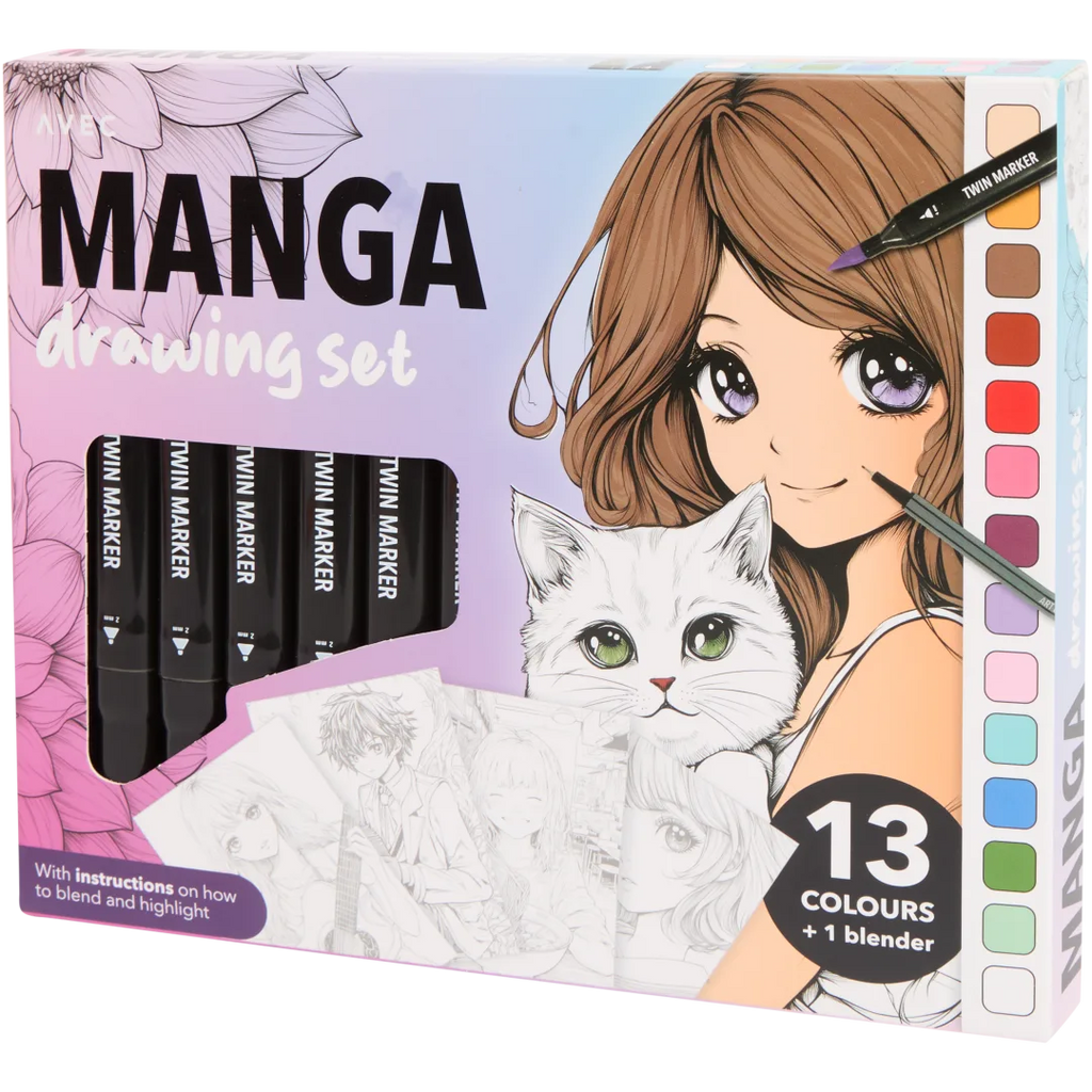 Manga drawing set