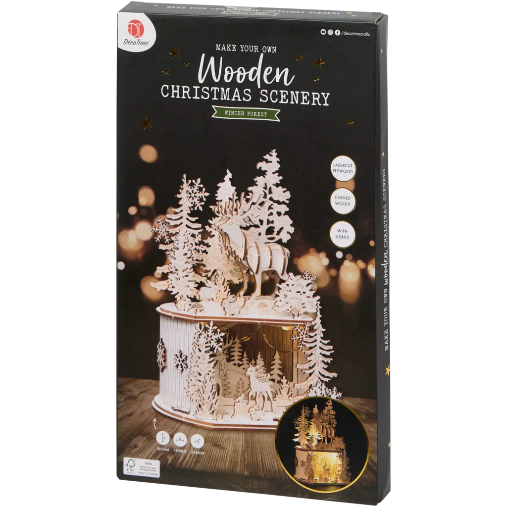 Make your own Wooden Xmas Scene