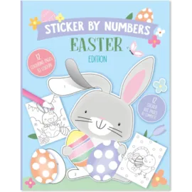 Easter sticker by number book