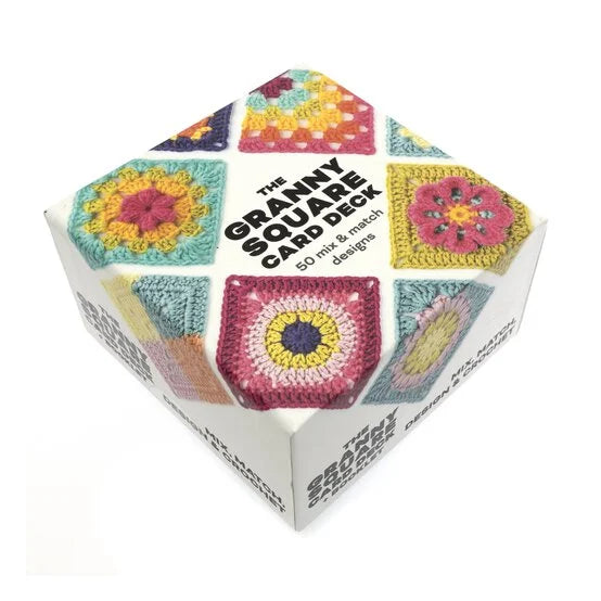 Granny Square Card deck, 50 designs