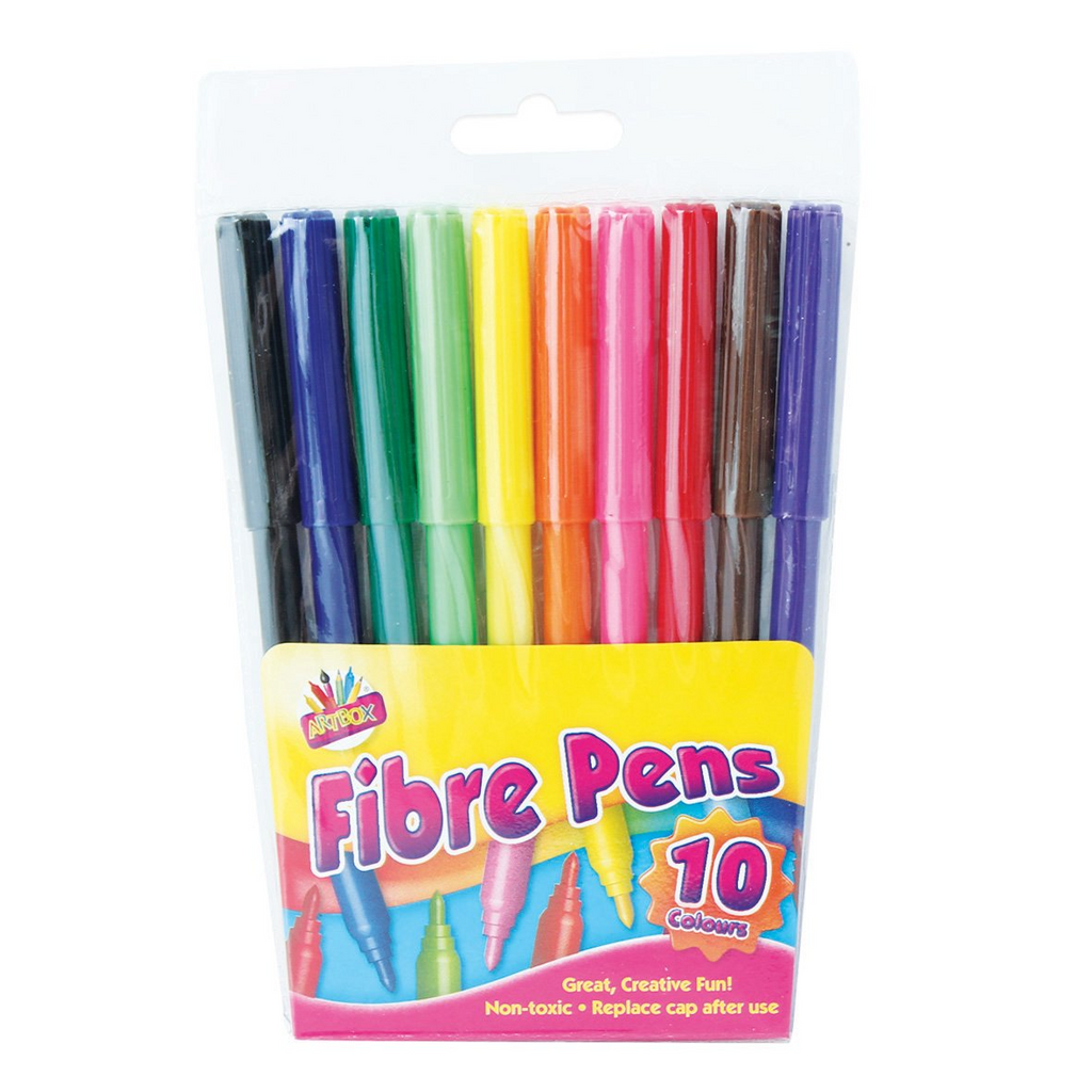 fibre pens - 10