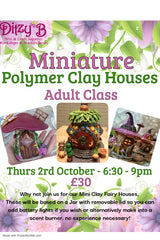 Adult Workshop - Mini Polymer Clay Houses