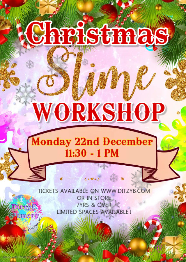 Christmas Slime Workshop