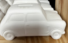 P138 - CERAMIC BLANK - MINI CAR MONEY BANK