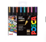 POSCA  pens -8 Pcs Metallic Colours (PC5M)