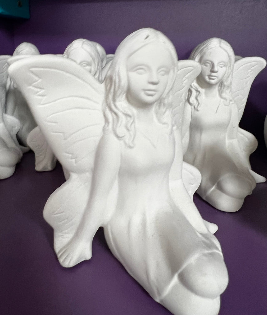 P223 - CERAMIC BLANK - SIDE SITTING FAIRY