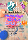 Art Classes: 11-15yrs