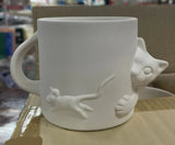 CERAMIC BLANKS - MUGS CAT & MOUSE PH309