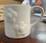 CERAMIC BLANKS - FLOWER MUG ph314