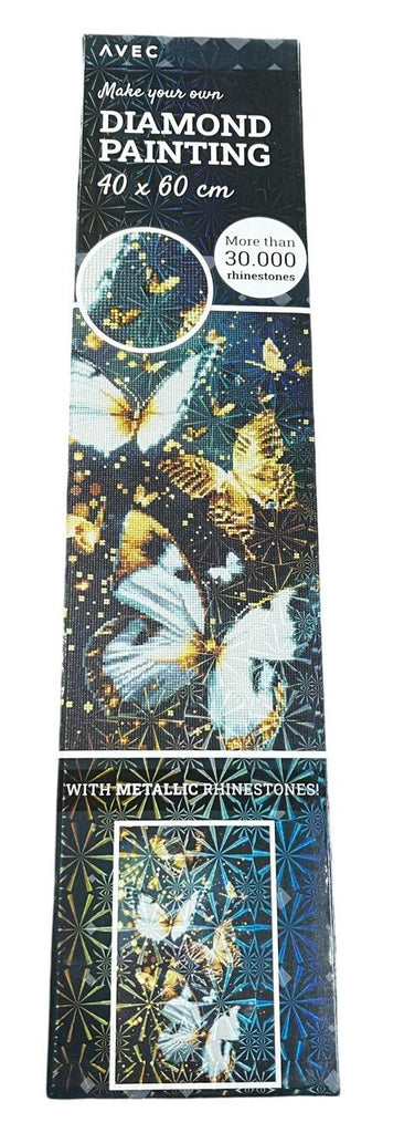 Diamond Painting - Metallic Butterflies 40 x 60cms