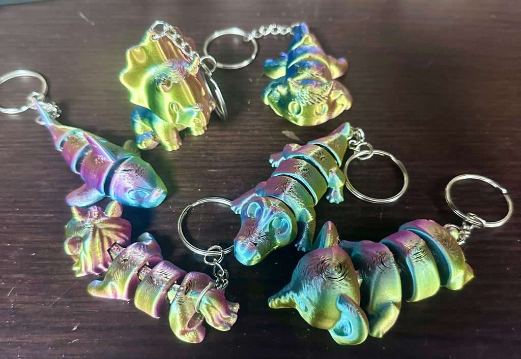 3D Printed keyrings