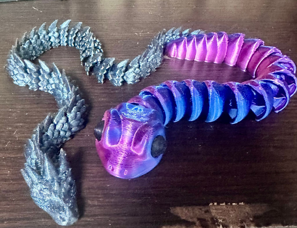 3D Printed Snakes & Basilisks