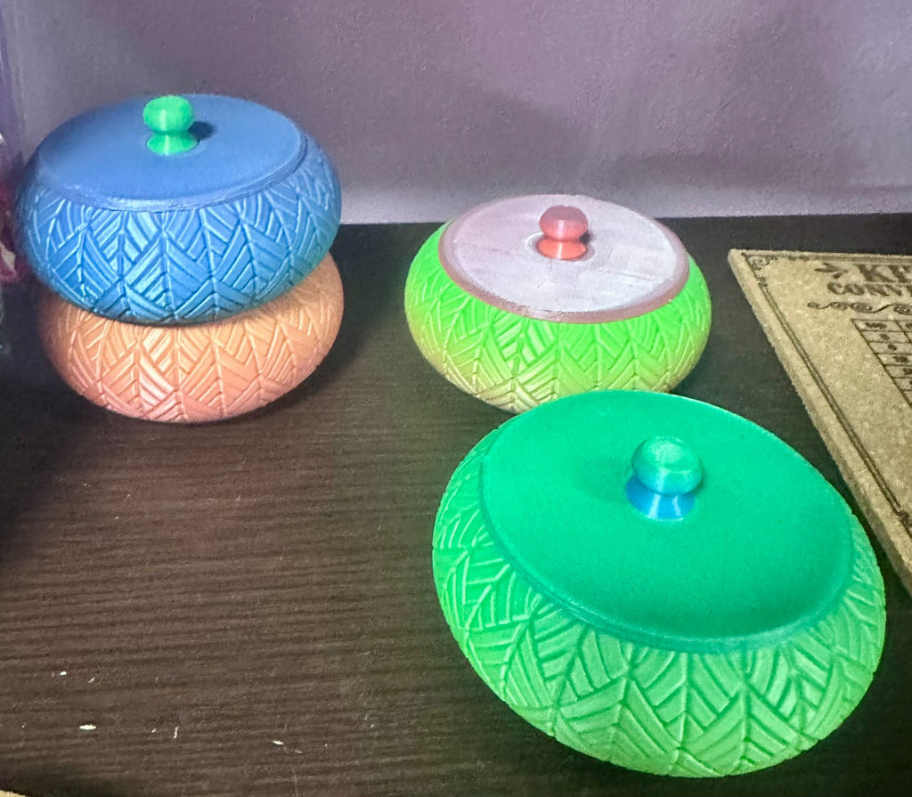 3D Printed trinket boxes