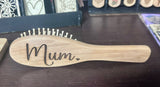 Engraved hairbrush