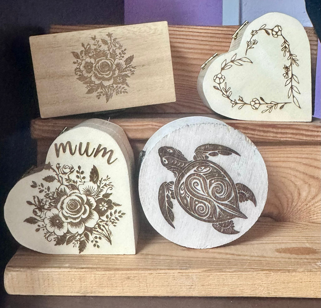 engraved wooden boxes