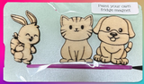 Paint your own magnet sets - Aminals