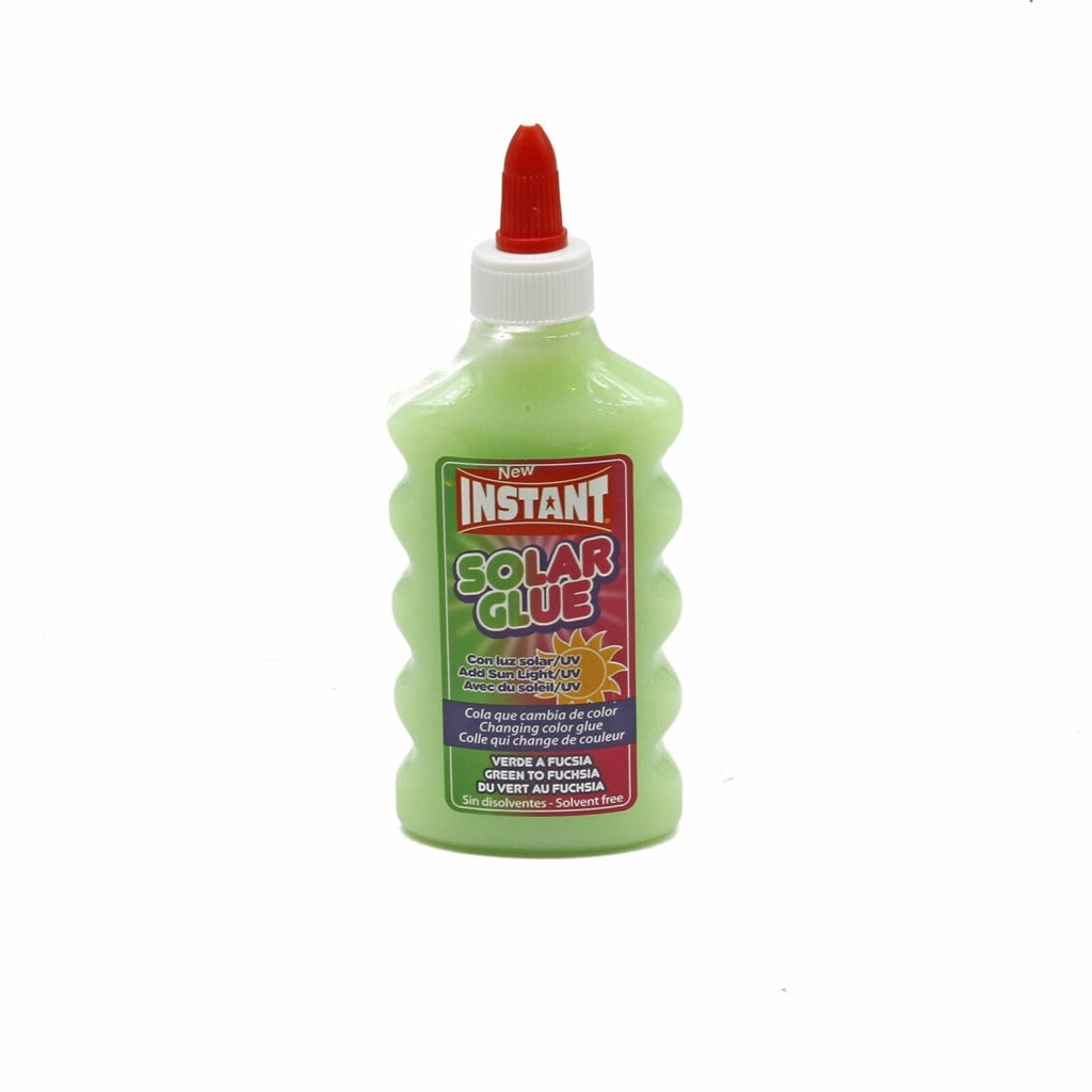 Solar colour changing slime glue