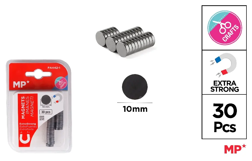 10mm magnets - 30pcs