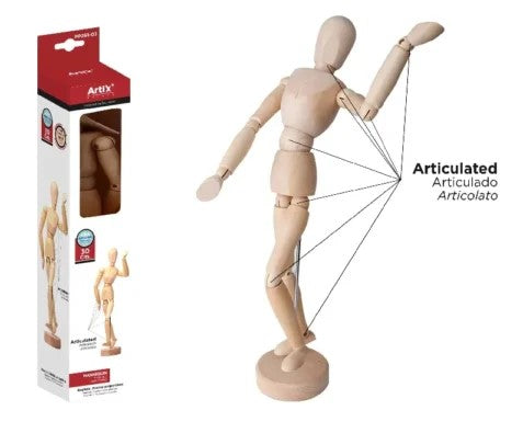 Articulated mannequin for drawing