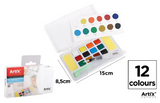 Solid watercolour set