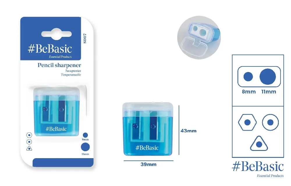 Basics - Captive Double Pencil Sharpener