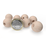Unvarnished Whitewood Beads
