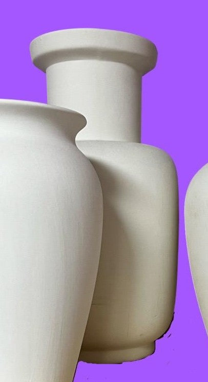 P106 CERAMIC BLANK - VASE LARGE WITH NECK