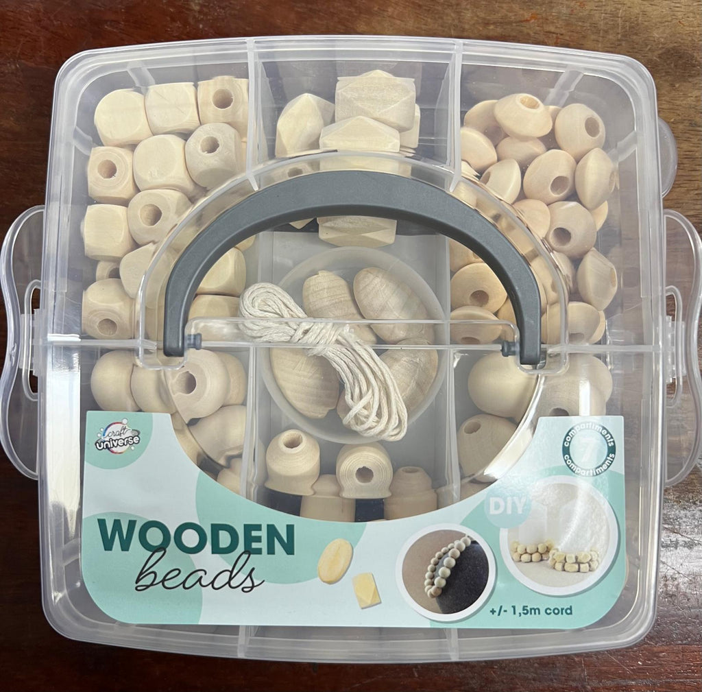 wooden bead set