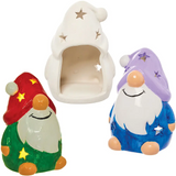 Xmas ceramics - tealights and hanging 3D