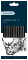 Charcoal Pencils - 12pcs
