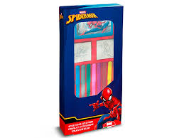 Small - colouring & Stamp set - Spiderman