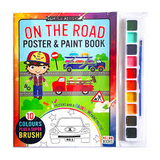 On the road poster & paint book