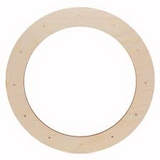 flat wooden wreath frames