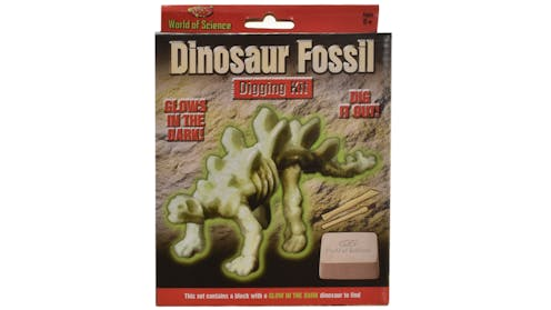 Dinosaur fossil glow in the dark digging kit